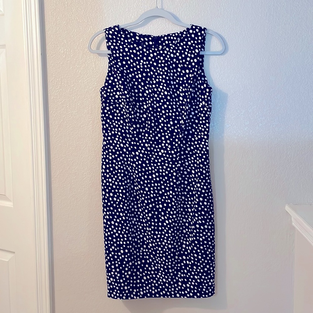 Basic Sophisticated Black and White Stretch Dress